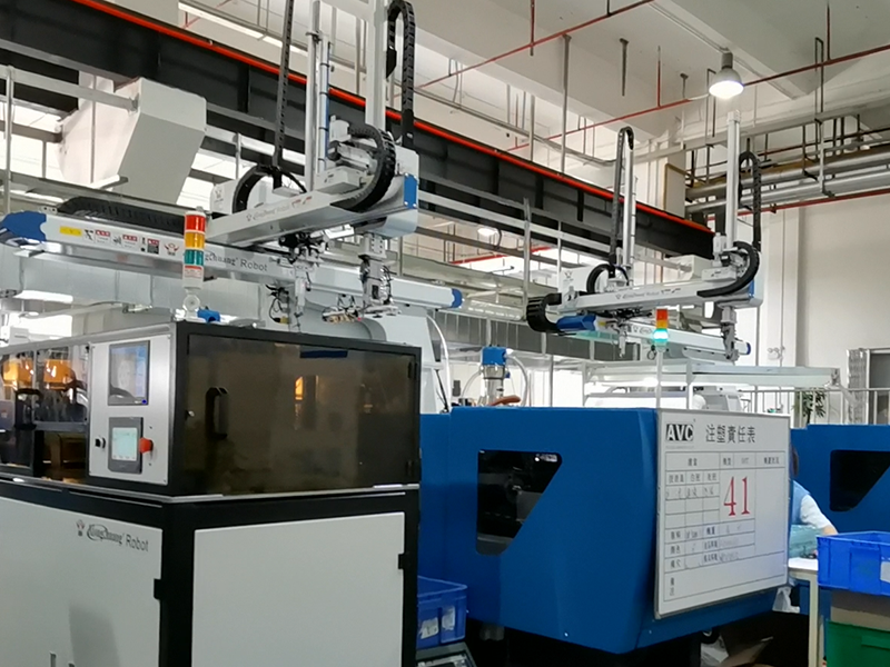 jinnianhui今年会机械手视觉马达壳自动化